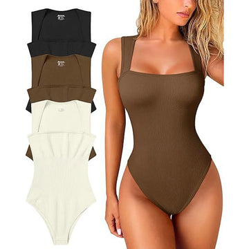 Bodysuit with full back and tummy control