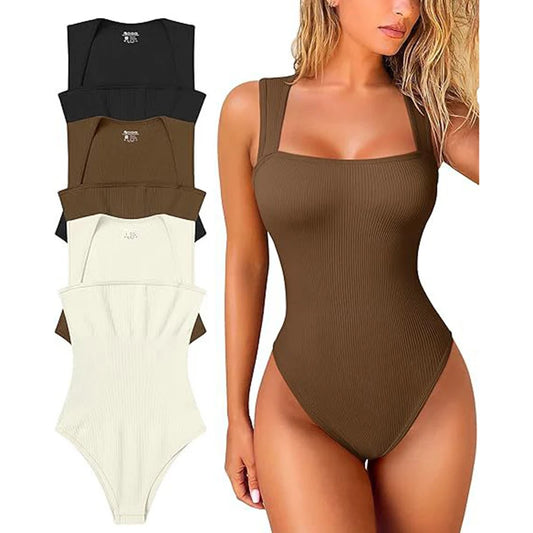 Bodysuit with full back and tummy control