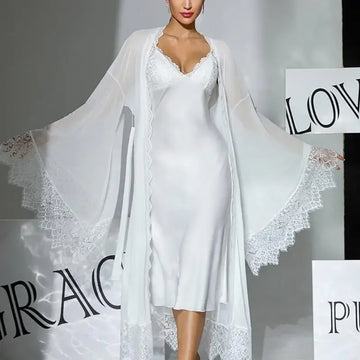 Bridal Sense - Robe set with Nightgown (Perfect bridal set)