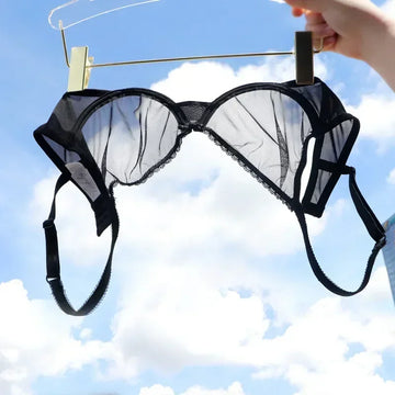Fully transparent bra (Plus size)