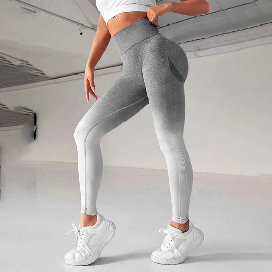 Leggings in gradient colours