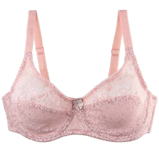 Transparent Lace Bra (Plus Size)