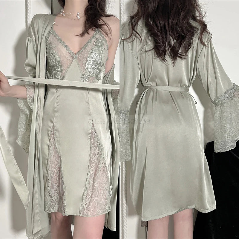 Sad Robe Robe & Nightdress set - Option of purchasing the
