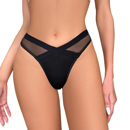 Mesh-String mit niedrigem Taillendesign