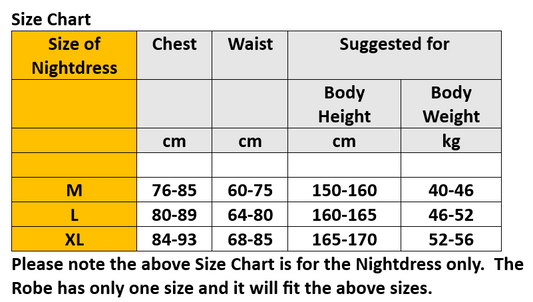 Long Kimono Robe & Nightdress Set