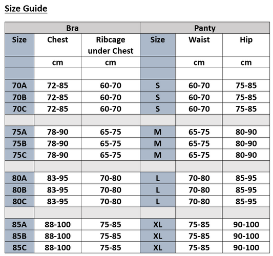 Bra set with lace trims