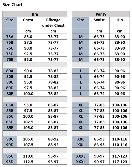 Bra Set with strappy lace decoration (Plus size)