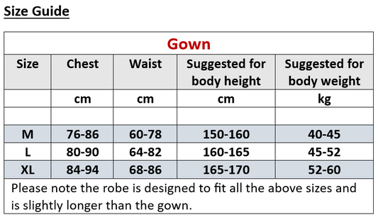 Robe set in elegant design