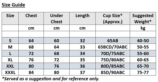 Sports Bra Series - Style B (push-up effect and back closure)