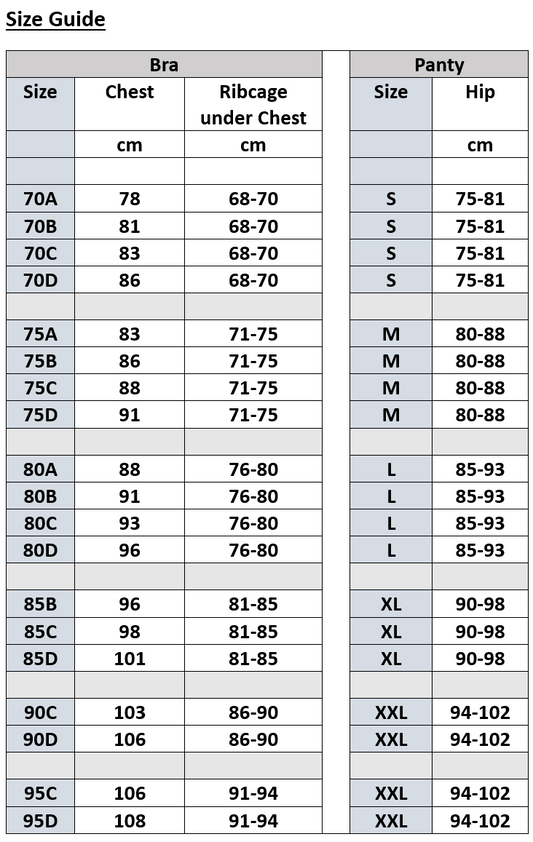 Bra set with Ultra-thin Transparent Bra and Panty