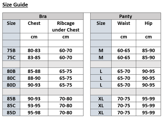 Bra Set with lace bra and sexy thong