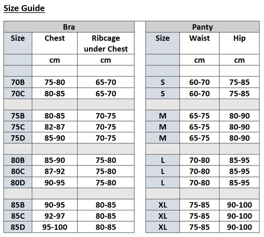 Classic Bra Set with Push-Up Bra