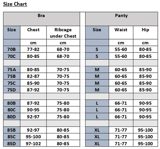 Klassisches BH-Set mit Push-Up-BH