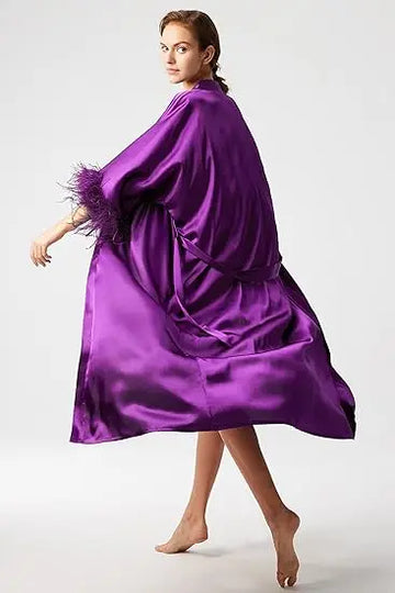 Bridal's Feather - Robe with multi-color options