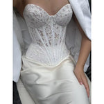 Lace Corset Top with Steel Bones